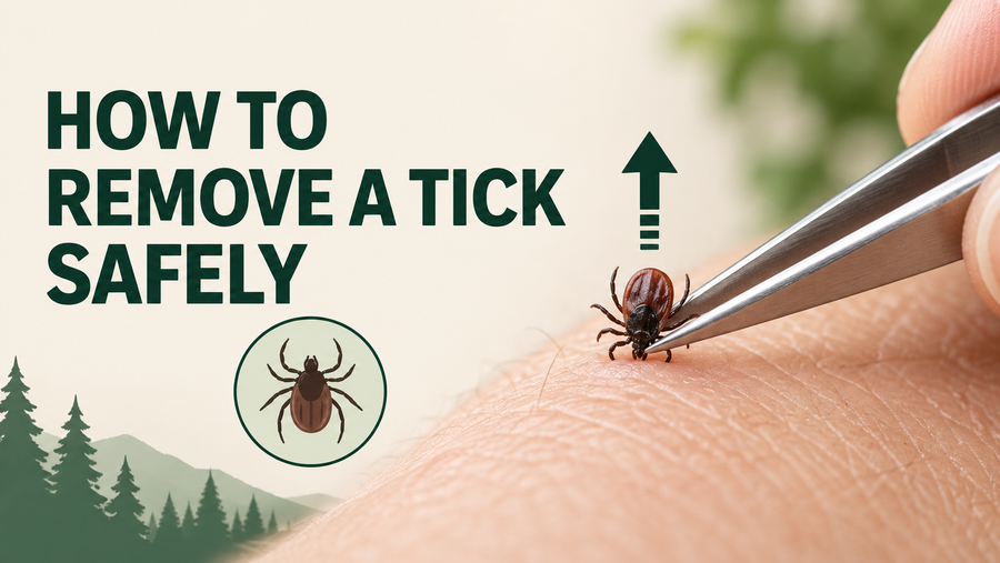 Hoe To Remove a Tick Safely